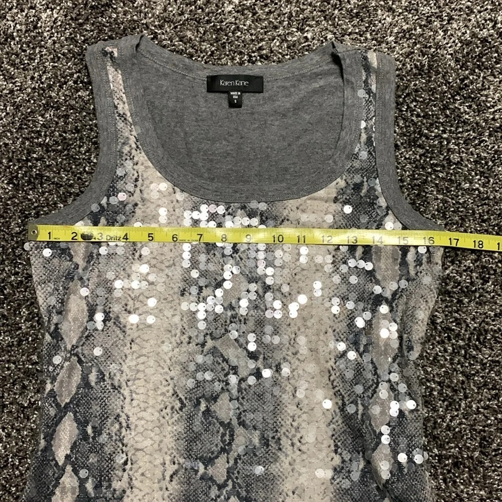 Karen Kane Sequin Tank Sz S - Picture 7 of 8